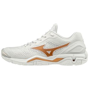 Mizuno Wave Stealth V Bayan Hentbol Ayakkabısı Beyaz (Tr.GIO)